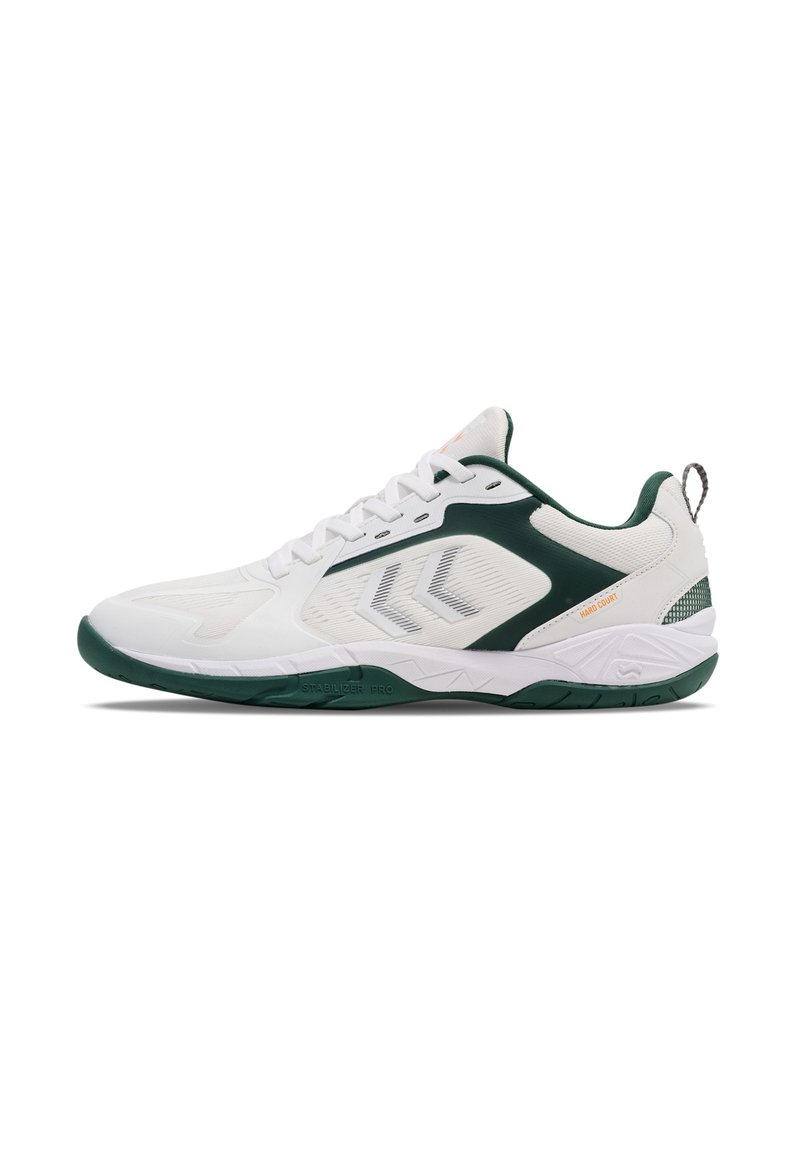 Hummel SPEED COURT - Kézilabdacipő - white green