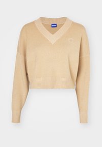 SESTER - Svetrík - open beige