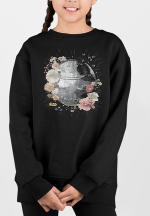 STAR WARS FLORAL DEATH STAR - Sweatshirt - black