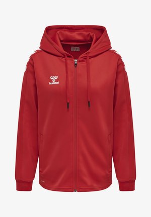 Hummel CORE XK - Sweater met rits - true red