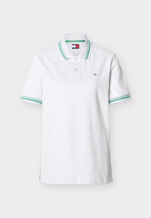 Tommy Jeans, TJM REG TIPPED POLO EXT - Polotričko - ice grey heather
