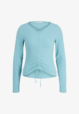 MIT DETAIL - Long sleeved top - bright reef blue