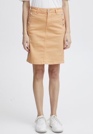 LOMAX - Denim skirt - apricot wash