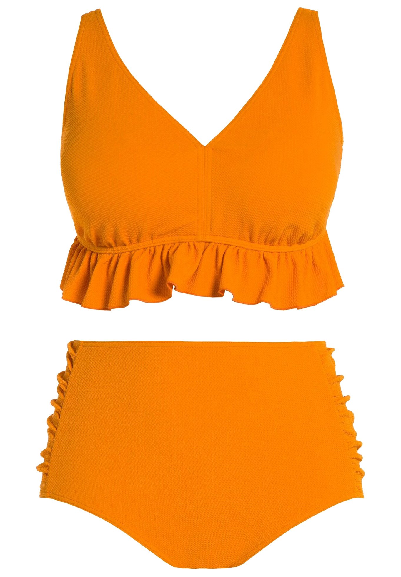 Ulla Popken Bikini - orange foncé/oranje - Zalando.nl
