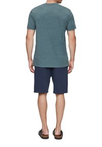 QS MIT LAYERING DETAIL - T-shirt basic - petrol