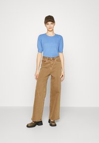 ONLY ONLRICA LIFE - Triko s potiskem - blue