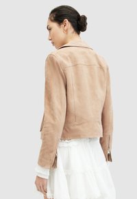 AllSaints DALBY BIKER - Skinnjacka - pale tan brown