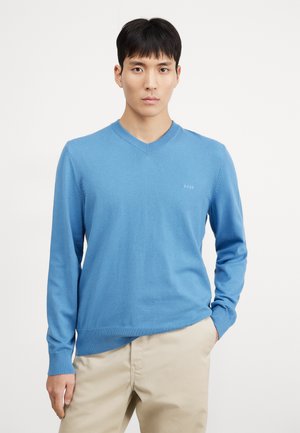 PACELLO - Strickpullover - light/pastel blue