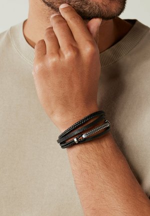 Lucardi, STATEMENT - Armband - black no stone