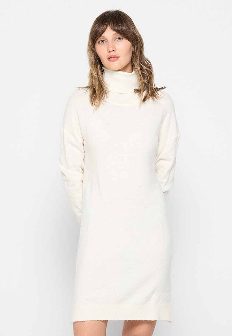 Pepe Jeans Gebreide jurk wit Pepe Jeans Gebreide jurk wit