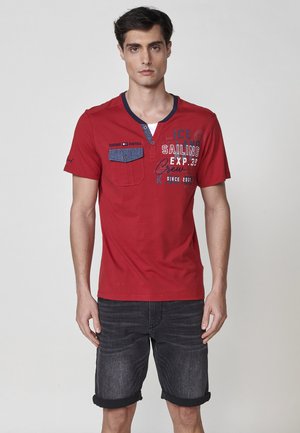 SHORT-SLEEVE - T-Shirt print - rojo   red