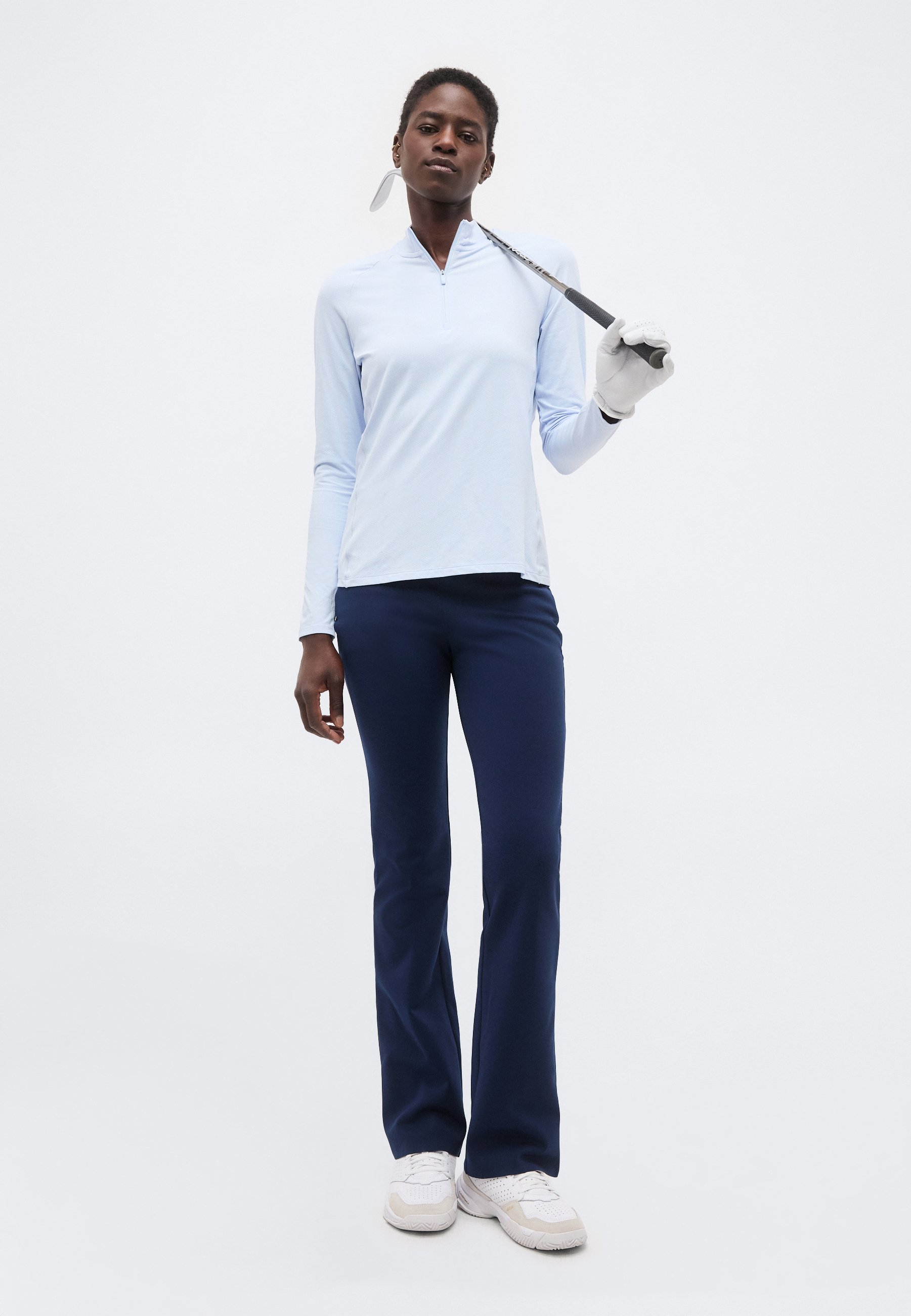 adidas Golf ULTIMATE365 SOLID QUARTER ZIP MOCK NECK - Langarmshirt
