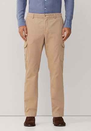 Pantalones cargo - chino beige