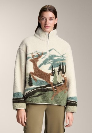 DEER LANDSCAPE  - Fleecepullover - stone