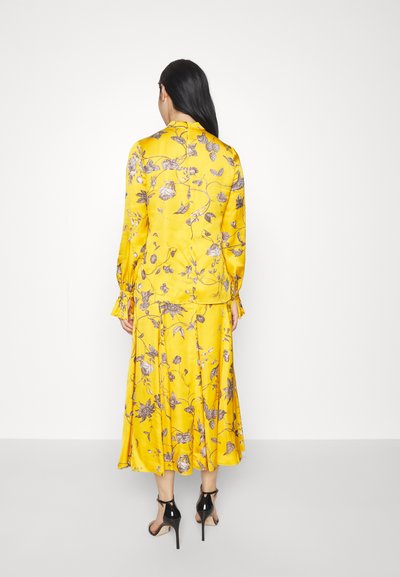 Erdem VOLUME MIDI SKIRT - Faltenrock - yellow