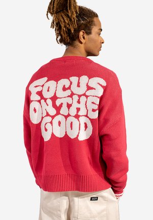 Kaotiko FOCUS UNISEX - Svetrík - maroon