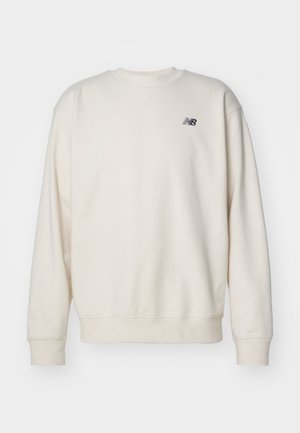 New Balance SPORT ESSENTIALS SMALL LOGO CREW - Sweatshirt - beige