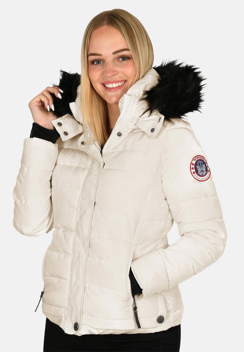 Navahoo Winterjacke - beige