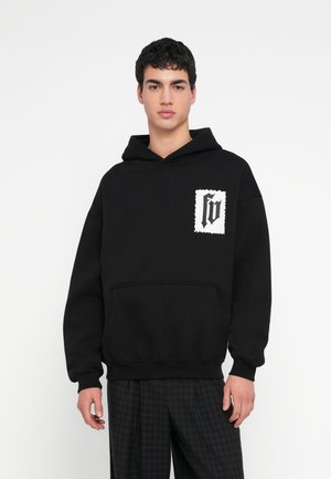 PATCH HOODIE - Φούτερ - black