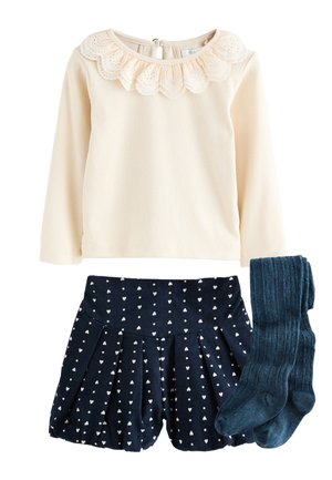 Next, REGULAR FIT - COLLARED WITH PRINTED SET - Short - navy