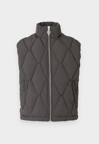 DIAMOND PADDED - Waistcoat - smoke grey