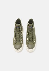 Converse CHUCK TAYLOR ALL STAR LUGGED HEEL PLATFORM WATERPROOF - Zapatillas altas - khaki