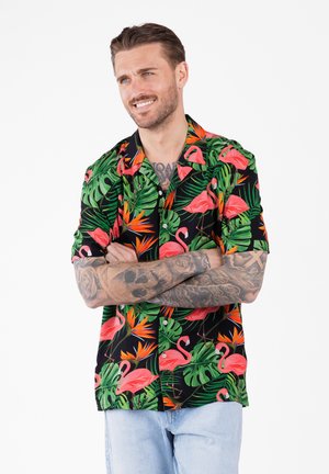 Key Largo PATTERNED - Hemd - black