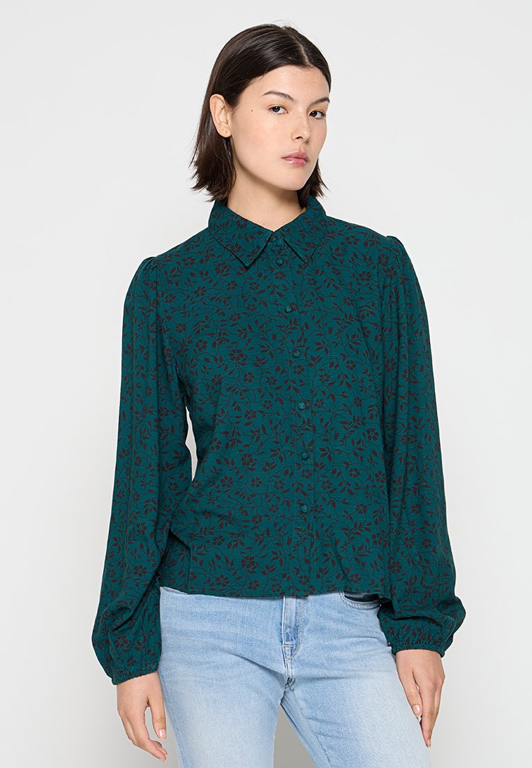 YAS Overhemdblouse bruin YAS Overhemdblouse bruin