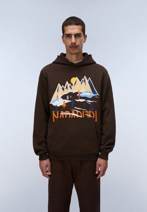 Napapijri, SWEAT - Kapuzenpullover - dark brown