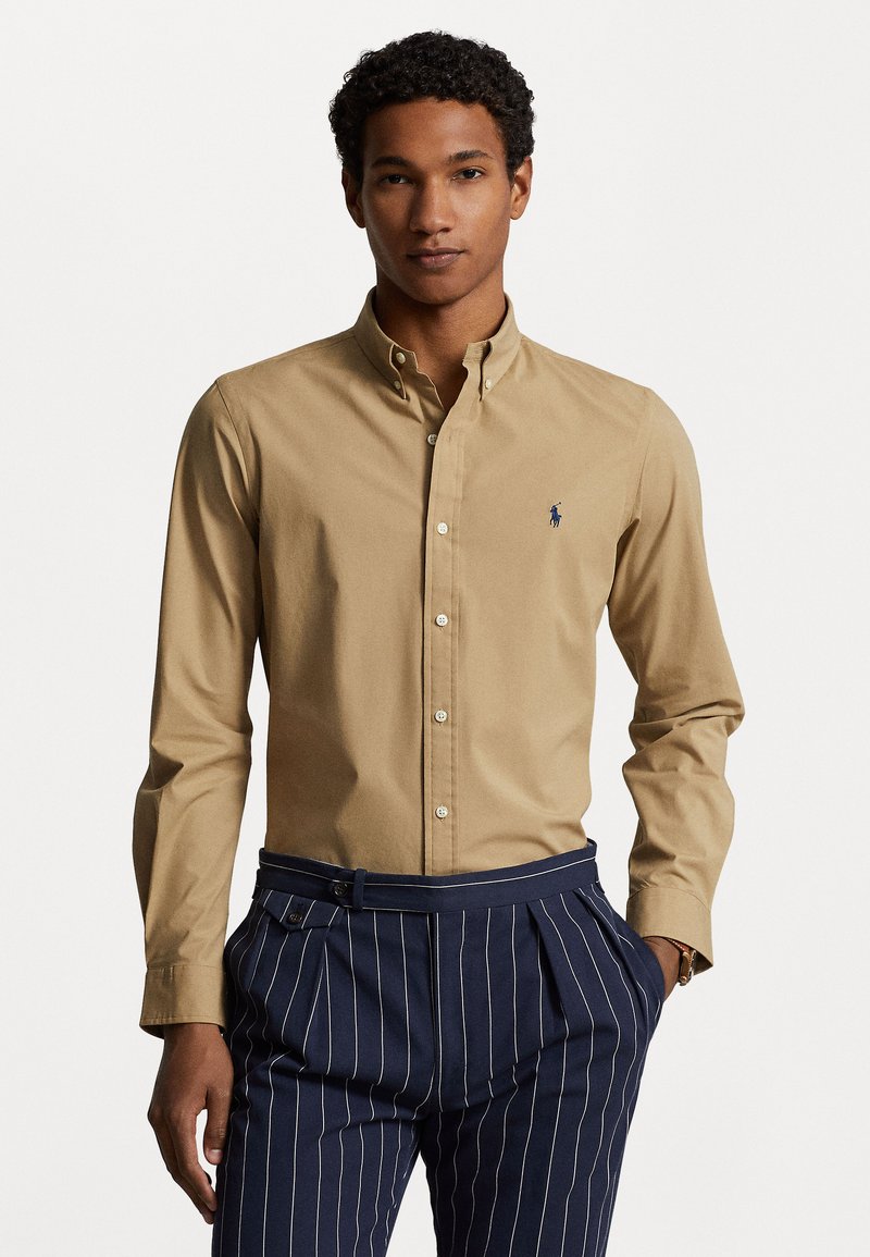 Polo Ralph Lauren - SLIM FIT STRETCH POPLIN SHIRT  - Shirt - surrey tan, Enlarge