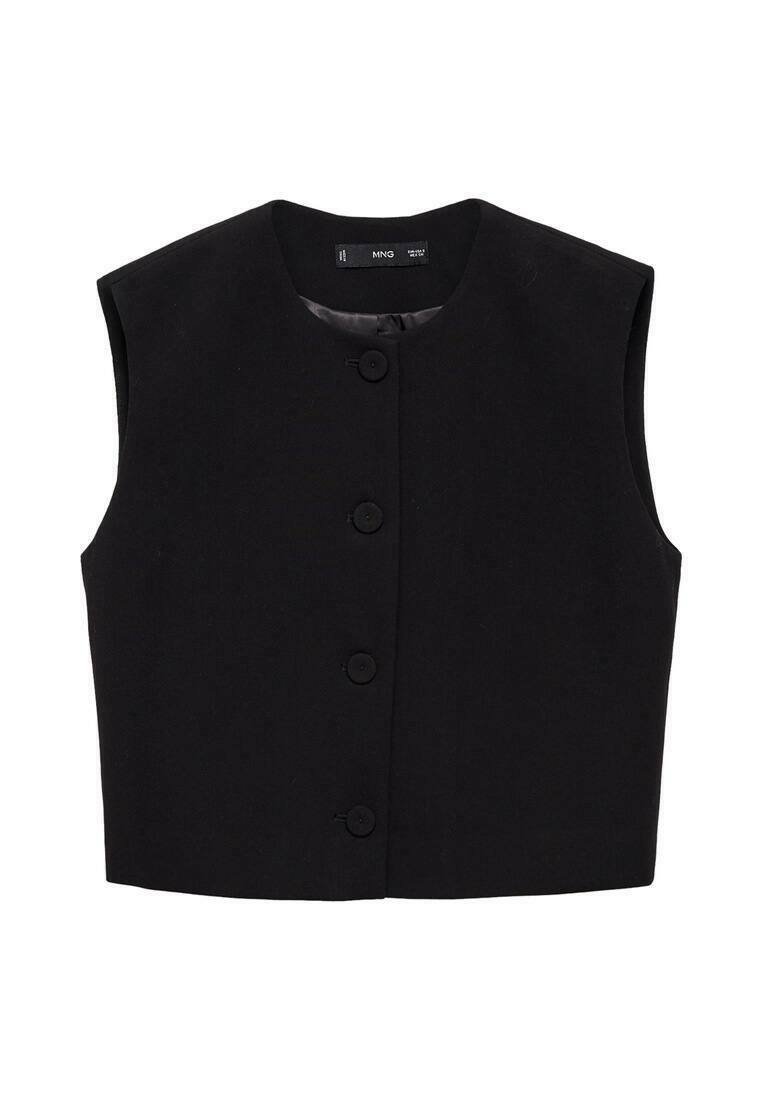 Mango Bodywarmer zwart