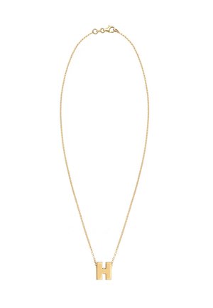 LETTER H INITIALS MINIMALISTIC - Collier - gold-coloured