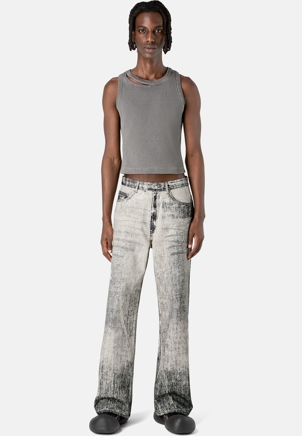 Relaxed fit jeans - schwarz