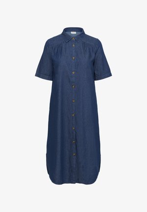 Kaffe Curve LOUISA - Džinsinė suknelė - dark blue chambray
