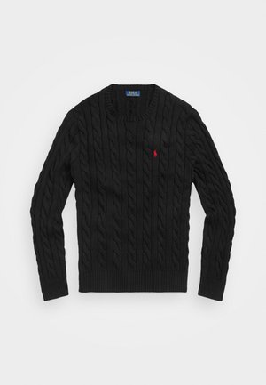 Polo Ralph Lauren DRIVER LONG SLEEVE PULLOVER - Pullover - black