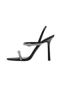 Sandali z visoko peto - black