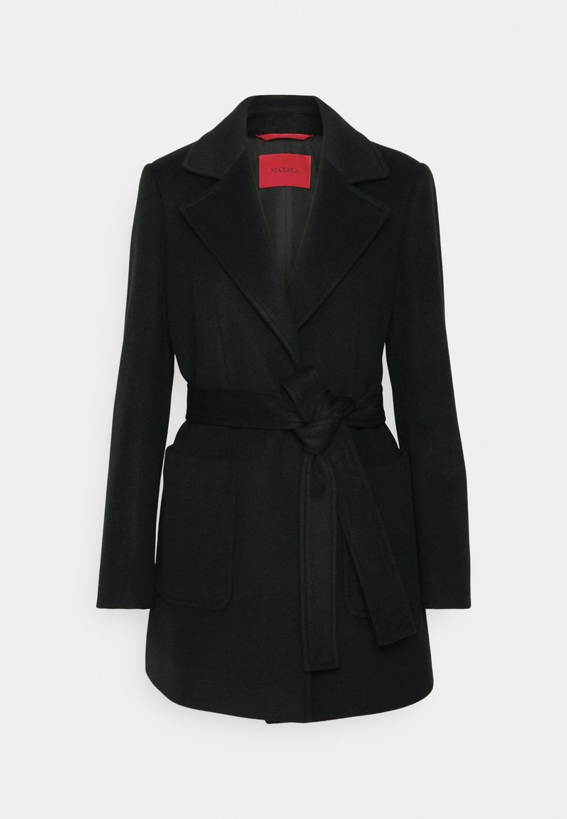 MAX&Co. SHORTRUN - Short coat - black - Zalando.co.uk