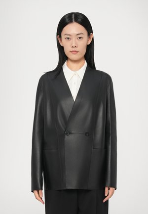 JACKET - Δερμάτινο μπουφάν - black beauty