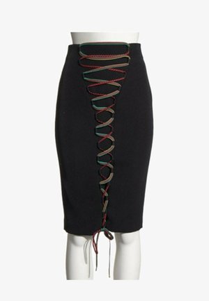 Versace, MID-LENGTH SKIRT BLACK - Jupe crayon - black