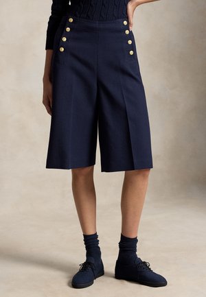 Polo Ralph Lauren COTTON-WOOL BEATON CULOTTE PANT - Shorts - newport navy