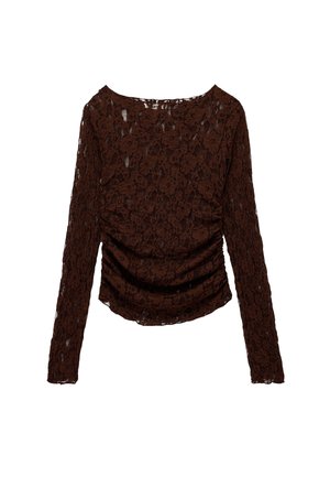 LONG SLEEVE - Blouse - brown