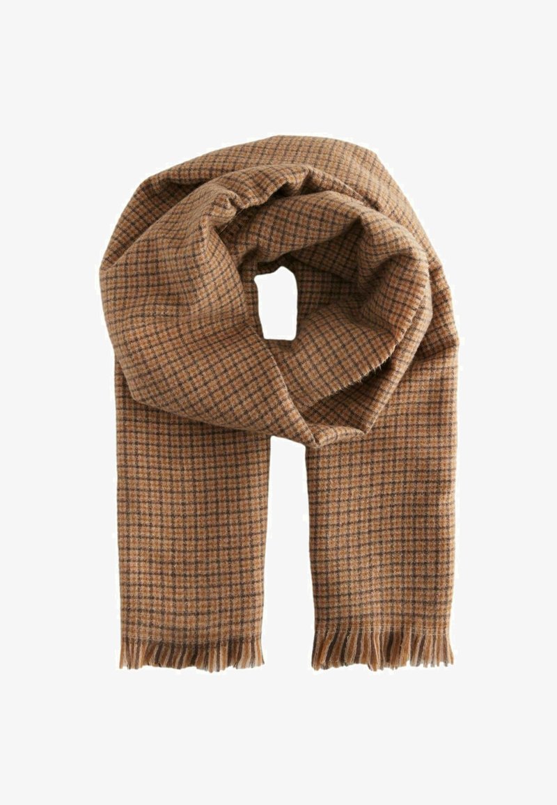 Next MIDWEIGHT REGULAR FIT - Sjaal - brown tweed print