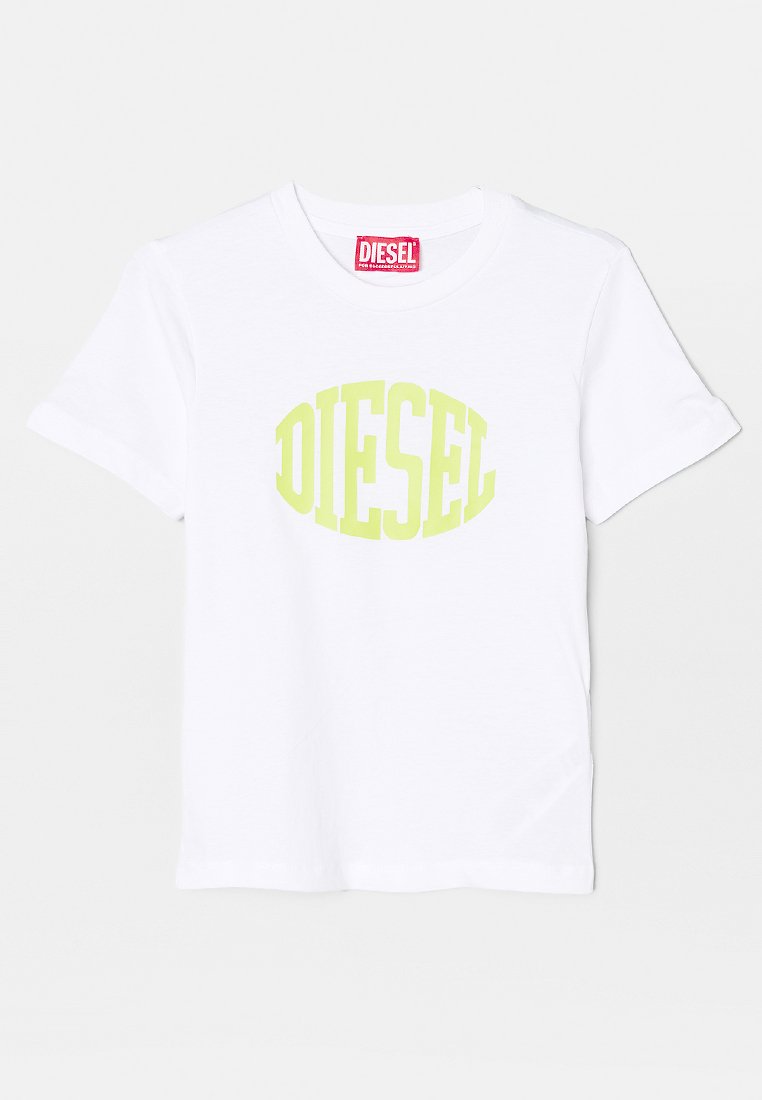 Diesel T-shirt print wit