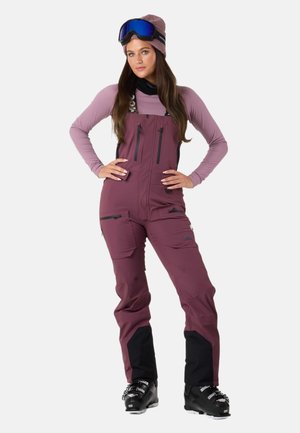 Snowboardbukser - dk mauve