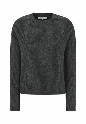 Soft Rebels Stickad tröja - charcoal melange