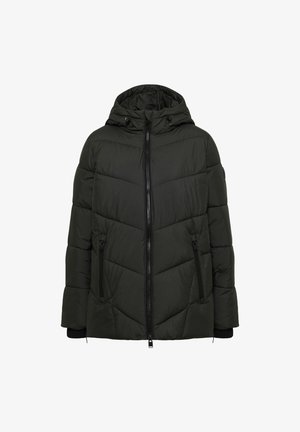 Cecil, PUFFER-JACKE IN MIDI-LÄNGE MIT KAPUZE - Veste d'hiver - olive night