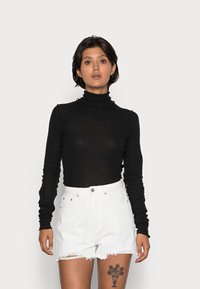 Weekday ESSENTIAL TURTLENECK - Camisola de manga comprida - black