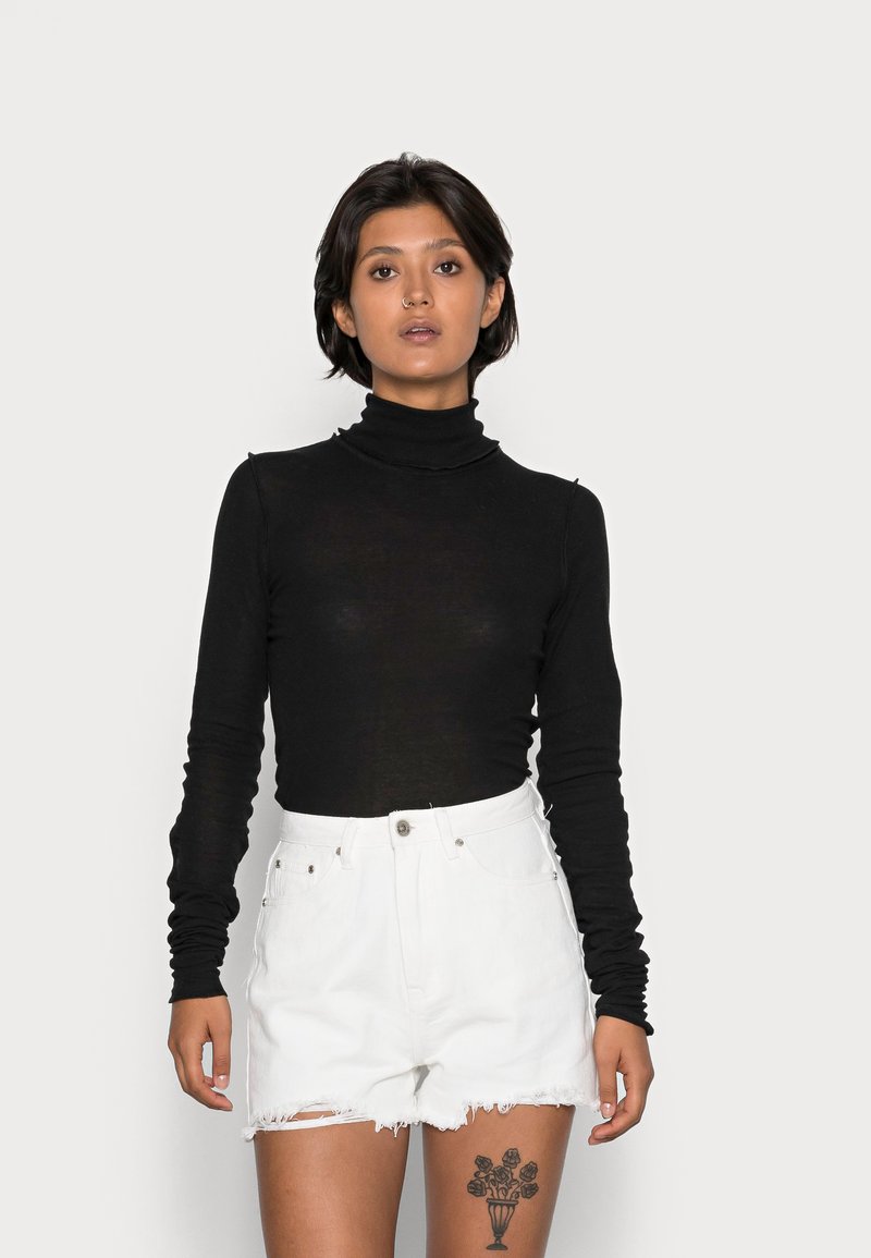 Weekday ESSENTIAL TURTLENECK - Camisola de manga comprida - black