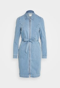 ONLNEW CHIGO DRESS - Denimkjoler - light blue denim