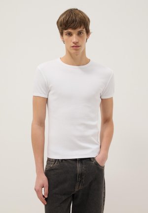 SLIM FIT STRETCH - T-Shirt basic - optical white